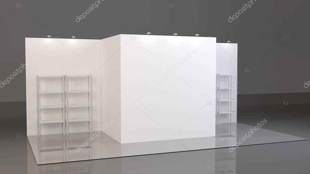 Negozio elettronica con bancone e scaffalature su misura